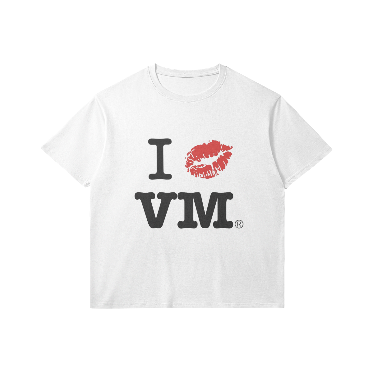 VALEMADRE I❤VM-T graphic tee, front view